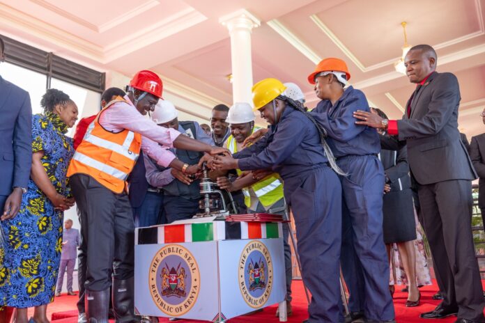 Signing of the Affordable Housing Bill at State House, Nairobi.