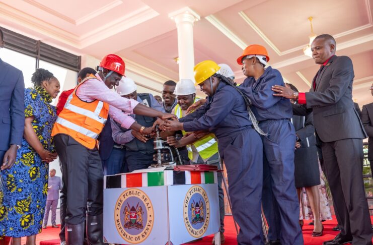 Signing of the Affordable Housing Bill at State House, Nairobi.