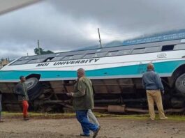 Students Injured in Moi University Bus Accident along the Naivasha-Nairobi Highway