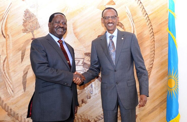 President Kagame Endorses Raila Odinga's Bid for AU Chairmanship